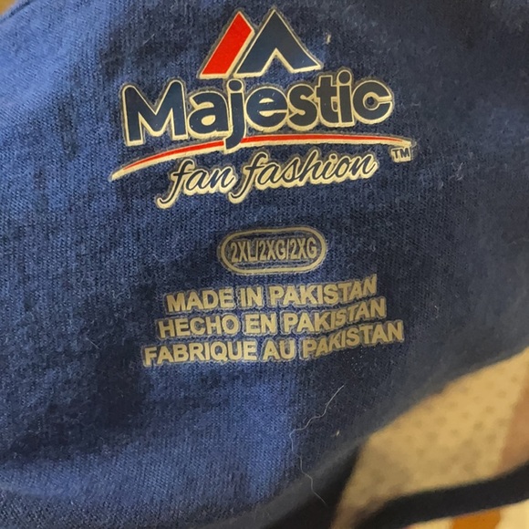 Philadelphia 76ers Sixers Majestic Fan Fashion Tank Top Size 2x - Picture 6 of 6